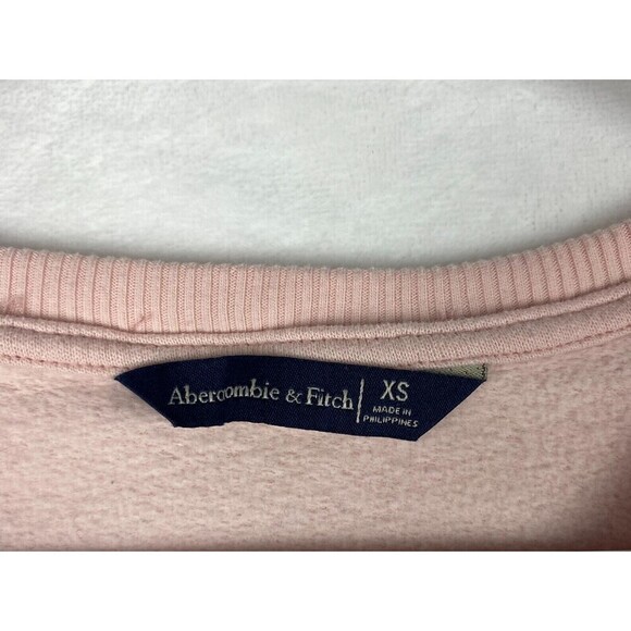 Abercrombie & Fitch Sweater Womens Extra Small Pink Cropped Lightweight Casual - Picture 8 of 9